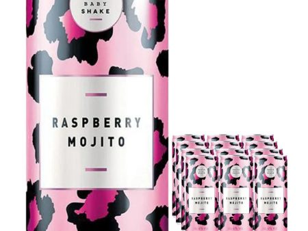 Shake Baby Shake Raspberry Mojito Premixed Cocktail Multipack, 12 x 250 ml Sale