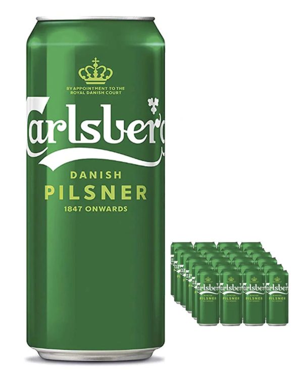 Carlsberg Danish Pilsner Can Multipack, 24 x 568 ml Fashion