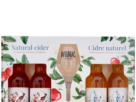 Wignac Cidre Blanc & Cidre Rose Gift Set, 4 x 330 ml Sale