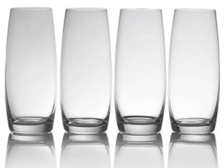 Mikasa Julie Stemless Flute Pack Of 4 Glasses For Cheap