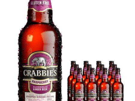 Crabbie s Raspberry Ginger Beer Multipack, 12 x 500 ml Online Sale