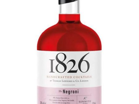 1826 Negroni Handcrafted Premixed Cocktail, 50 cl Fashion