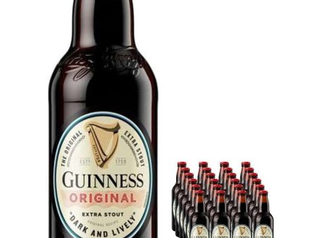 Guinness Original Extra Stout Beer Bottle Multipack, 24 x 330 ml Hot on Sale