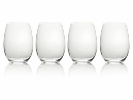 Mikasa Julie Stemless Wine Pack Of 4 Glasses Online Hot Sale