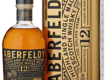 Aberfeldy 12 Year Old Gold Bar Gift Tin Whisky, 70 cl Online Sale