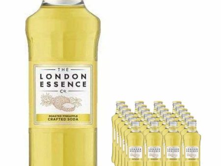 London Essence Company Roasted Pineapple Crafted Soda Bottle Multipack, 24 x 200 ml Fashion