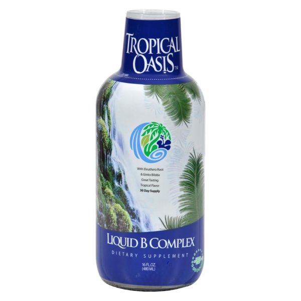 Tropical Oasis Liquid B-complex - 16 Fl Oz Supply