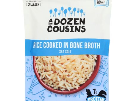 A Dozen Cousins - Rice Sea Salt Rte - Case Of 6-8 Oz Supply