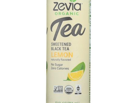 Zevia - Tea Black Lemon - Case Of 12 - 12 Fz Sale