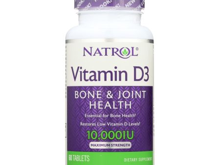 Natrol Vitamin D3 - 10000 Iu - 60 Tablets Online Hot Sale