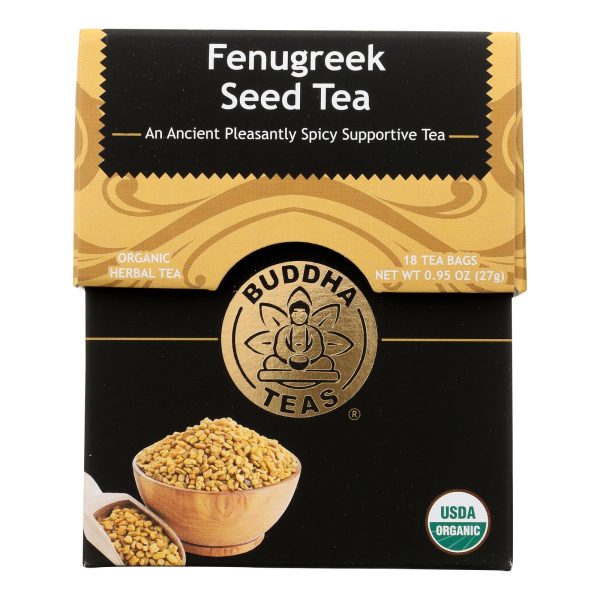 Buddha Teas - Organic Tea - Fenugreek - Case Of 6 - 18 Count Online