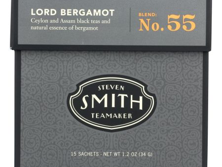 Smith Teamaker Black Tea - Lord Bergamot - Case Of 6 - 15 Bags Hot on Sale