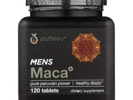 Youtheory Dietary Supplement Men s Maca  - 1 Each - 120 Tab Fashion