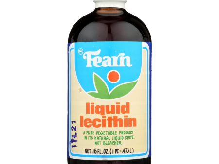 Fearn Liquid Lecithin - 16 Fl Oz - Case Of 12 For Sale