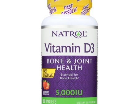 Natrol Vitamin D3 - 5000 Iu - Fast Dissolve - 90 Tablets For Discount