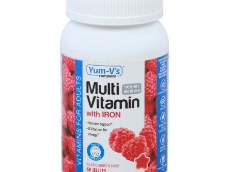 Yum V s - Multivitamin Adults Iron - 1 Each - 60 Ct Online now