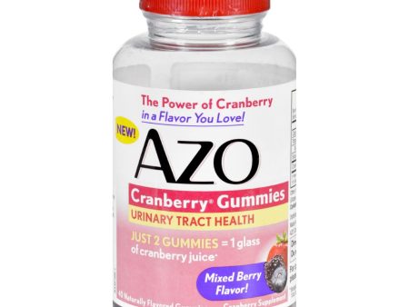 Azo Cranberry Gummies - 40 Count Fashion