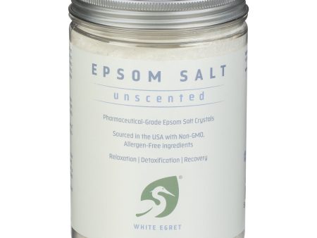 White Egret - Epsom Salt Unscented - 1 Each - 30 Oz Hot on Sale