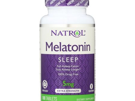 Natrol Melatonin Time Release - 5 Mg - 100 Tablets on Sale