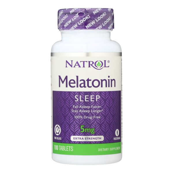 Natrol Melatonin Time Release - 5 Mg - 100 Tablets on Sale