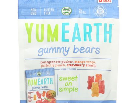 Yumearth Organics Organic Gummy Bear - Snack - Case Of 12 - 0.7 Oz. Online now