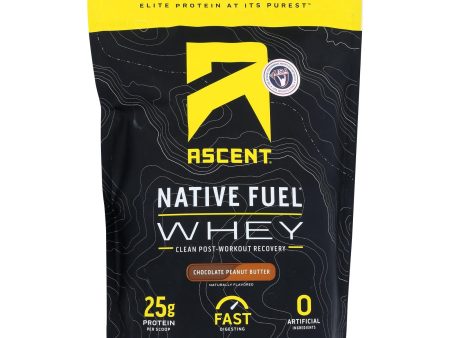 Ascent Native Fuel - Whey Chocolate Peanut Butter - 1 Each - 2 Lb Online