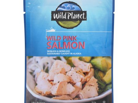 Wild Planet - Salmon Wild Pink - Case Of 24 - 3 Oz Online now