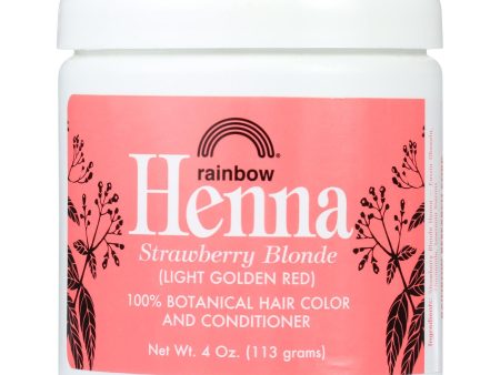 Rainbow Research Henna Hair Color And Conditioner Persian Strawberry - 4 Oz Online