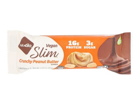 Nugo Nutrition Bar - Slim - Crunchy Peanut Butter - 1.59 Oz Bars - Case Of 12 Hot on Sale