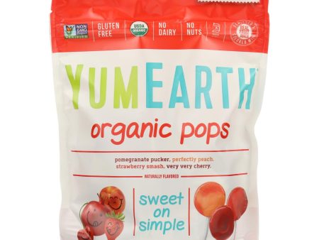 Yumearth Organics Organic - Lollipops - Case Of 12 - 4.2 Oz. Online Hot Sale