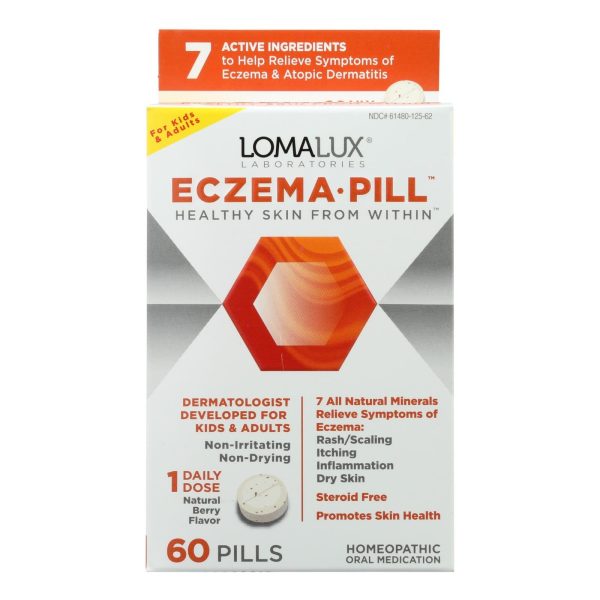 Loma Lux Laboratories Acne Eczema - Chewable - Quick Dissolving - 60 Count Supply