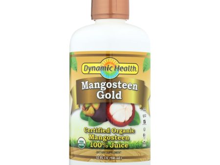 Dynamic Health Organic Certifiied Mangosteen Gold - 32 Fl Oz For Discount