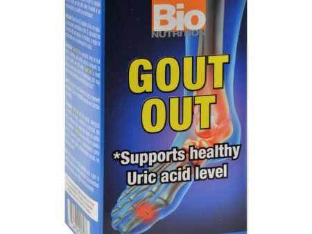 Bio Nutrition - Gout Out - 60 Vegetarian Capsules Hot on Sale