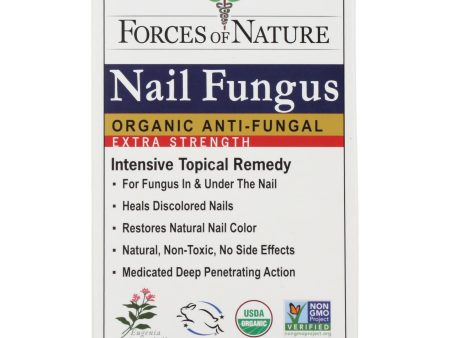 Forces Of Nature - Organic Nail Fungus Control - Extra Strength - 11 Ml Online Sale