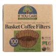 If You Care Coffee Filters - Basket - Case Of 12 - 100 Count Supply