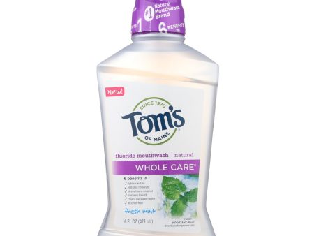 Tom s Of Maine - Mouthwash Fresh Mint Whlc - 1 Each - 16 Fz Online