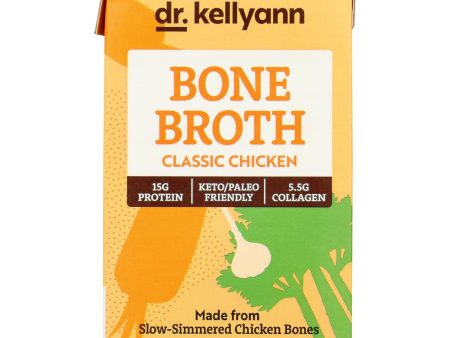 Dr. Kellyann - Bone Broth Classic Chicken - Case Of 6-16.9 Fz Online