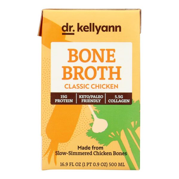 Dr. Kellyann - Bone Broth Classic Chicken - Case Of 6-16.9 Fz Online