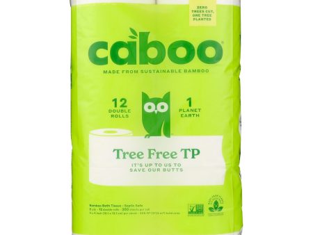 Caboo - Bath Tissue - Tissue Bath 300 Sheet - Case Of 6 - 12 Pk For Sale