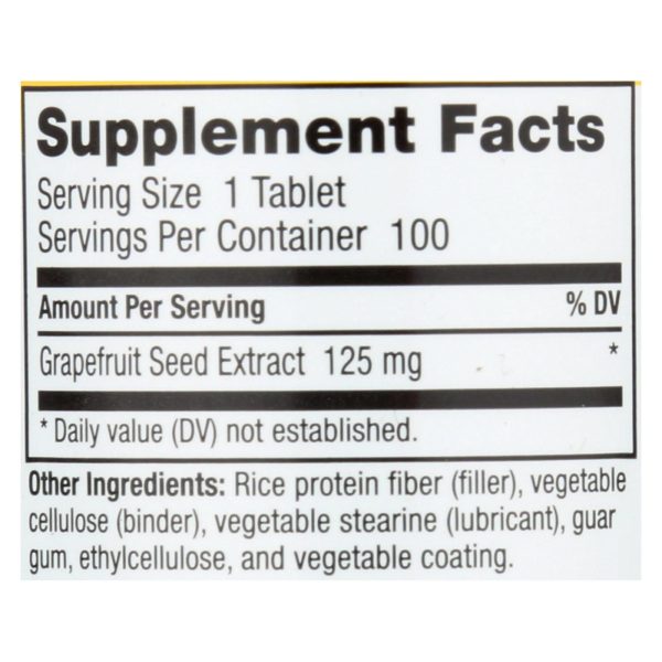 Nutribiotic - Supp Grapefruit Seed Extrct 125 - 1 Each 1-100 Ct For Discount