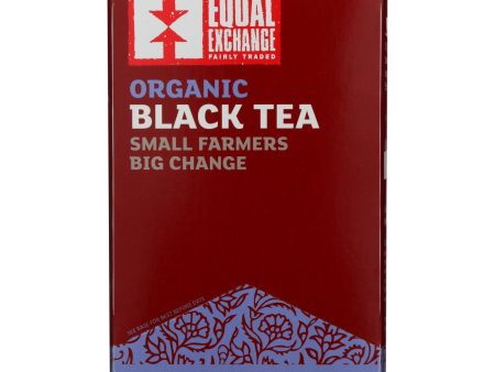 Equal Exchange Organic Black Tea - Black Tea - Case Of 6 - 20 Bags Sale