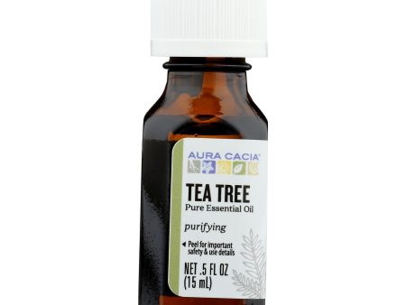 Aura Cacia - Pure Essential Oil Tea Tree - 0.5 Fl Oz Supply