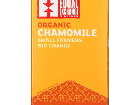 Equal Exchange Organic Chamomile Tea - Chamomile Tea - Case Of 6 - 20 Bags Sale