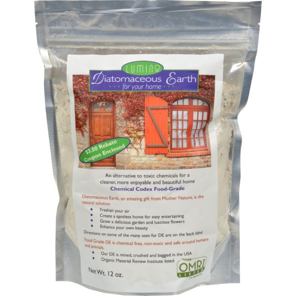 Lumino Diatomaceous Earth For Your Home - 12 Oz Online