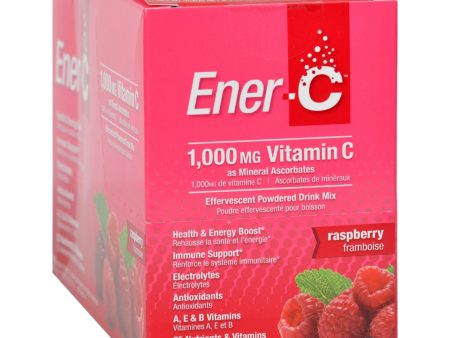 Ener-c Vitamin Drink Mix - Raspberry - 1000 Mg - 30 Packets For Discount