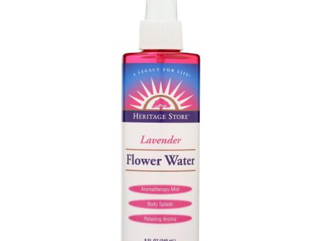 Heritage Products Flower Water Lavender - 8 Fl Oz Supply