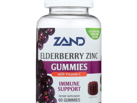 Zand - Gummies Elderberry Zinc - 1 Each - 60 Ct Hot on Sale