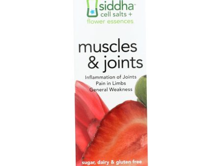 Siddha Flower Essences Muscles And Joints - 1 Fl Oz Hot on Sale