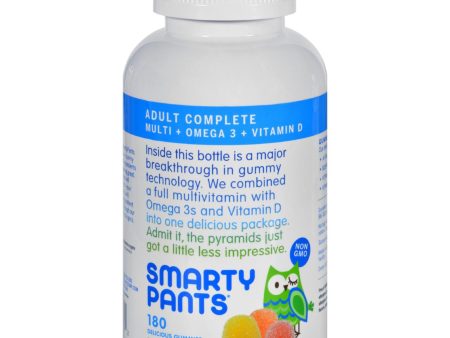 Smartypants All-in-one Multivitamin Plus Omega 3 Plus Vitamin D Gummies - 180 Pack Cheap