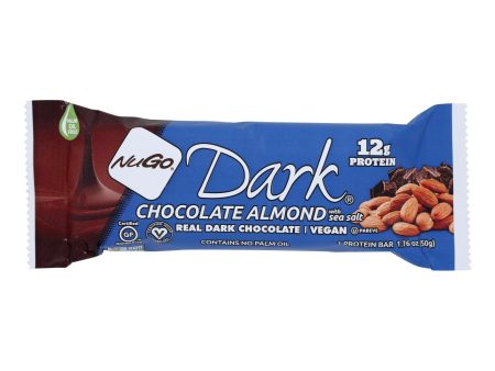 Nugo Nutrition Bar - Protein Bar Dark Chocolate Almond Sea Salt - Case Of 12-1.76 Oz Discount